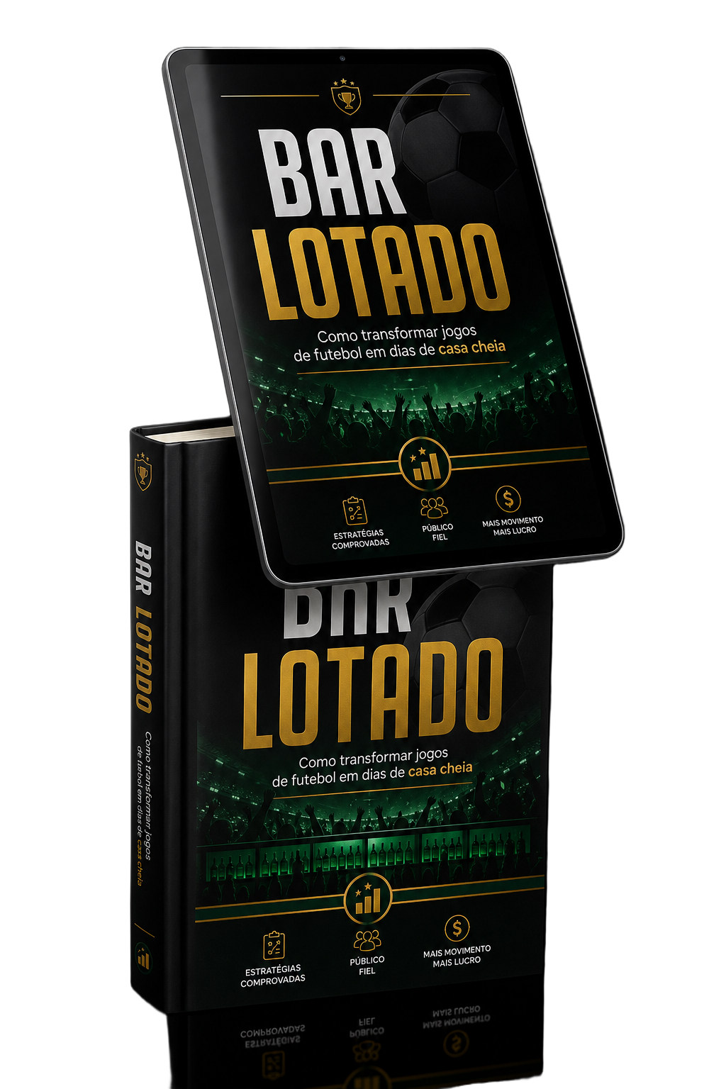Mockup do eBook BAR LOTADO